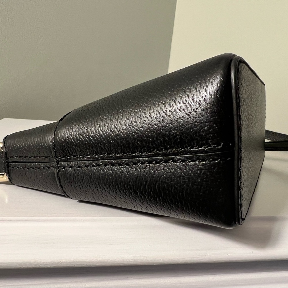 Kate Spade ♠️ Black Leather Crossbody Bag - Picture 6 of 12